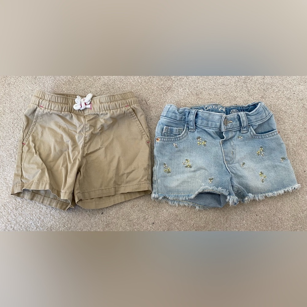 Cat & Jack Toddler Girls Shorts. Size 2T